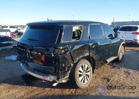 2024 Nissan Pathfinder S 4Wd из США, поврежденный, VIN 5N1DR3AC4RC254481